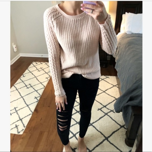 LOFT Sweaters - LOFT Light Pink Sweater